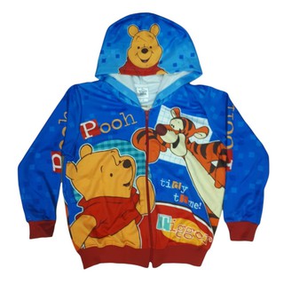 เสื้อผ้าเด็กลิขสิทธิ์แท้พร้อมส่ง เด็กผู้ชาย/ผู้หญิง เสื้อผ้าเด็กเล็ก เด็กโต ชุดเสื้อกันหนาว แจ็คเก็ต The Pooh DWS134-06