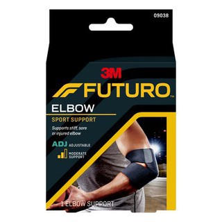 FUTURO SPORT ข้อ ศอก ELBOW  ฟรีไซร์ อุปกรณ์พยุงกล้ามเนื้อแขนท่อนล่าง รุ่นปรับกระชับได้