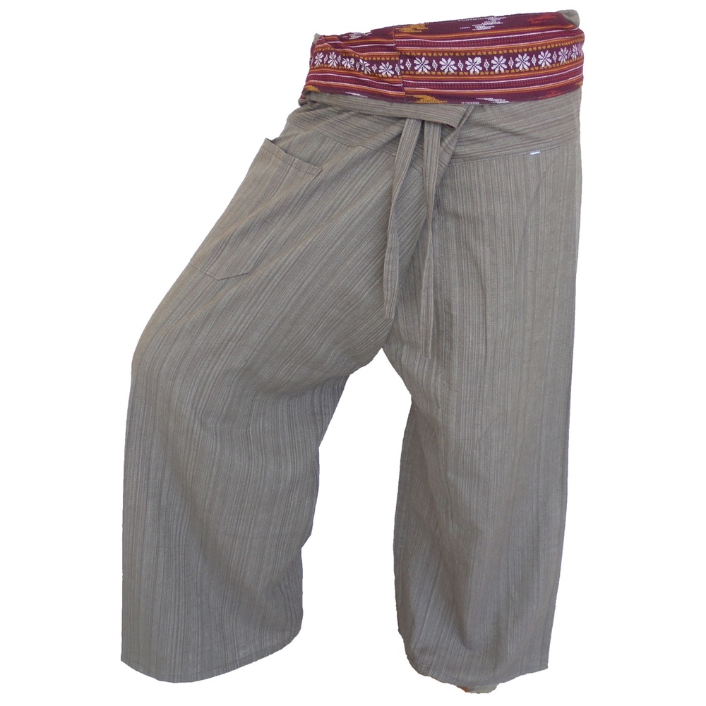 กางเกงสะดอขายาว-free-size-ขนาดรอบเอว-56-นิ้ว-71cm-ความยาว-40-นิ้ว-102cm-กางเกงเล-กางขาก๋วย-กางเกงขายาวผ้าฝ้าย