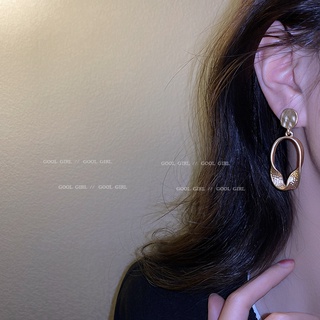 925 silver needle retro irregular earrings female country style temperament simple metal design earrings cold wind earri