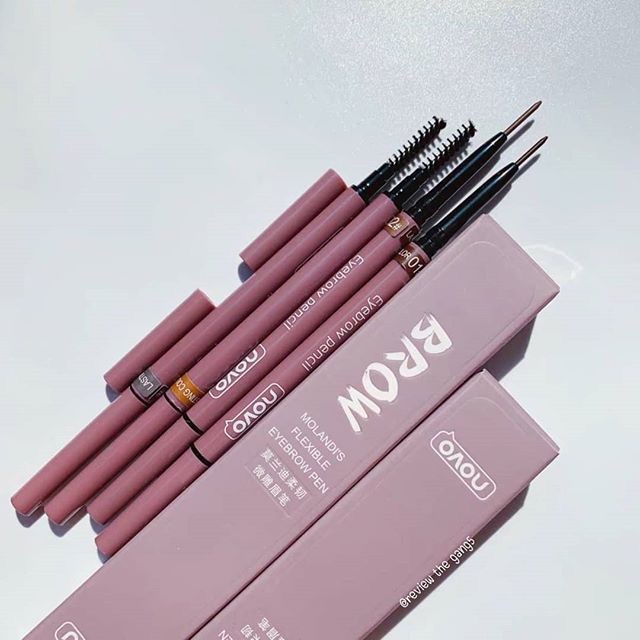 5286-ใหม่-ของแท้-novo-molandis-flexible-eyebrow-pencil-ดินสอเขียนคิ้ว