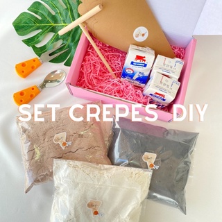 เซ็ท แป้งเครปสำเร็จรูป Crepes Diy พร้อมวัตถุดิบอุปกรณ์ by WTC