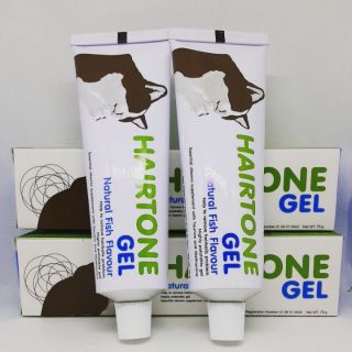 HAIRTONE GEL อาหารเสริมสิตามินและไขมันช่วยระบายสำหรับแมวท้องผูก X 2 หลอด