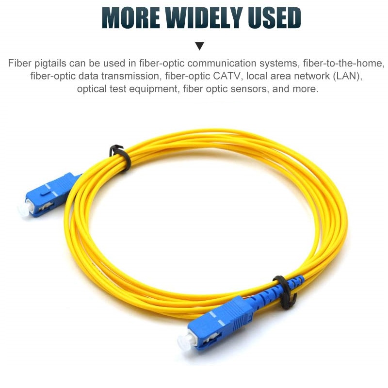 SC SC Singlemode Fiber Optic Patch Cable SC UPC SM 2.0mm 9/125um FTTH ...