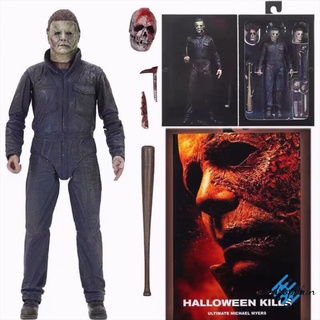 Aird Neca โมเดลฟิกเกอร์ Murderer Moonlight Panic Halloween Killing Horror Michael ของเล่นสําหรับเด็ก