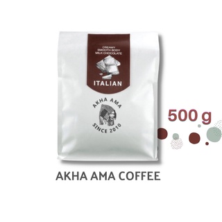 AKHA AMA COFFEE กาแฟ อาข่า อ่ามา : ITALIAN เมล็ดกาแฟคั่ว อาข่า อาม่า (คั่วกลาง/Medium 500g)