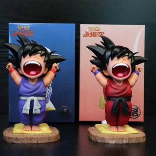 สินค้า โมเดลฟิกเกอร์ อนิเมะ Dragon Ball Q Yawning Son Goku น่ารัก คุณภาพสูง ของเล่นสําหรับเด็ก