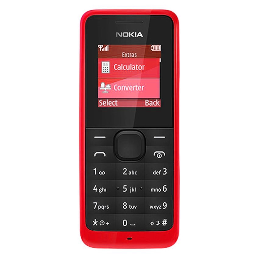 โทรศัพท์มือถือโนเกีย-ปุ่มกด-nokia-105-สีแดง-3g-4g-รุ่นใหม่-2020