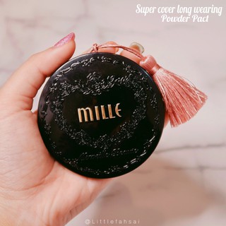 MILLE SUPER MIRACLE SKIN COVER FOUNDATION PACT แป้งมิลเล่ชาโคล