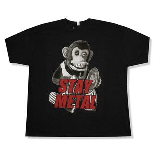 เสื้อยืดโอเวอร์ไซส์ขายดี เสื้อยืดคลาสสิก พิมพ์ลาย Miss May I Monkey Stay Metal สีดํา GDmpbe50KDknhk53S-3XL