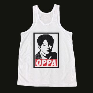 เสื้อแขนกุด เสื้อกล้ามกีฬา ฮิปฮอป ติ่งเกาหลี ซีรี่ส์เกาหลี ดาราเกาหลี OPPA Kim Myung Soo