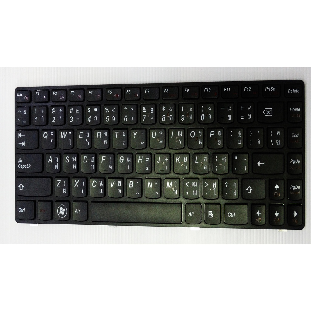 keyboard-lenovo-z470-สีดำ-ภาษาไทย-อังกฤษ