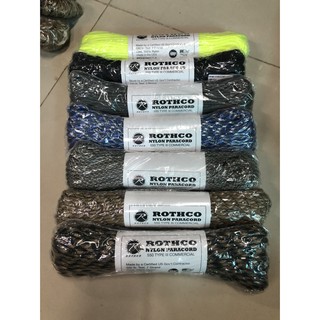 เชือก Rothco Nylon Paracord Type III 550 LB ของแท้ Made in USA