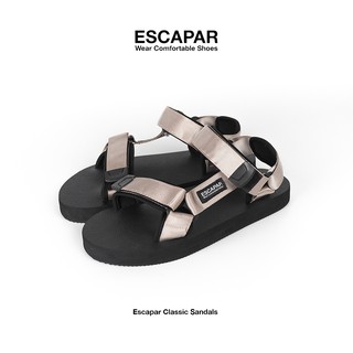 ราคาESCAPAR Sandals Classic Brown รองเท้ารัดส้น สีน้ำตาล รองเท้าแตะรัดส้น รองเท้ารัดส้นผู้ชาย รองเท้าแตะรัดส้นผู้ชาย