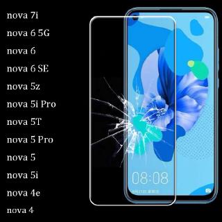 ฟิล์มกระจกเคสโทรศัพท์มือถือลายการ์ตูนสําหรับ Huawei Nova 8i 7i 7 6 5 Se 5 4 3 5i Pro 5z 5T 4E