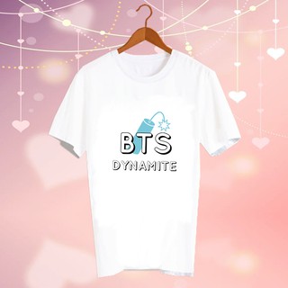 เสื้อยืดสีขาว สั่งทำ เสื้อดารา Fanmade แฟนเมด แฟนคลับ สินค้าดาราเกาหลี CBC15 Dynamite BTS