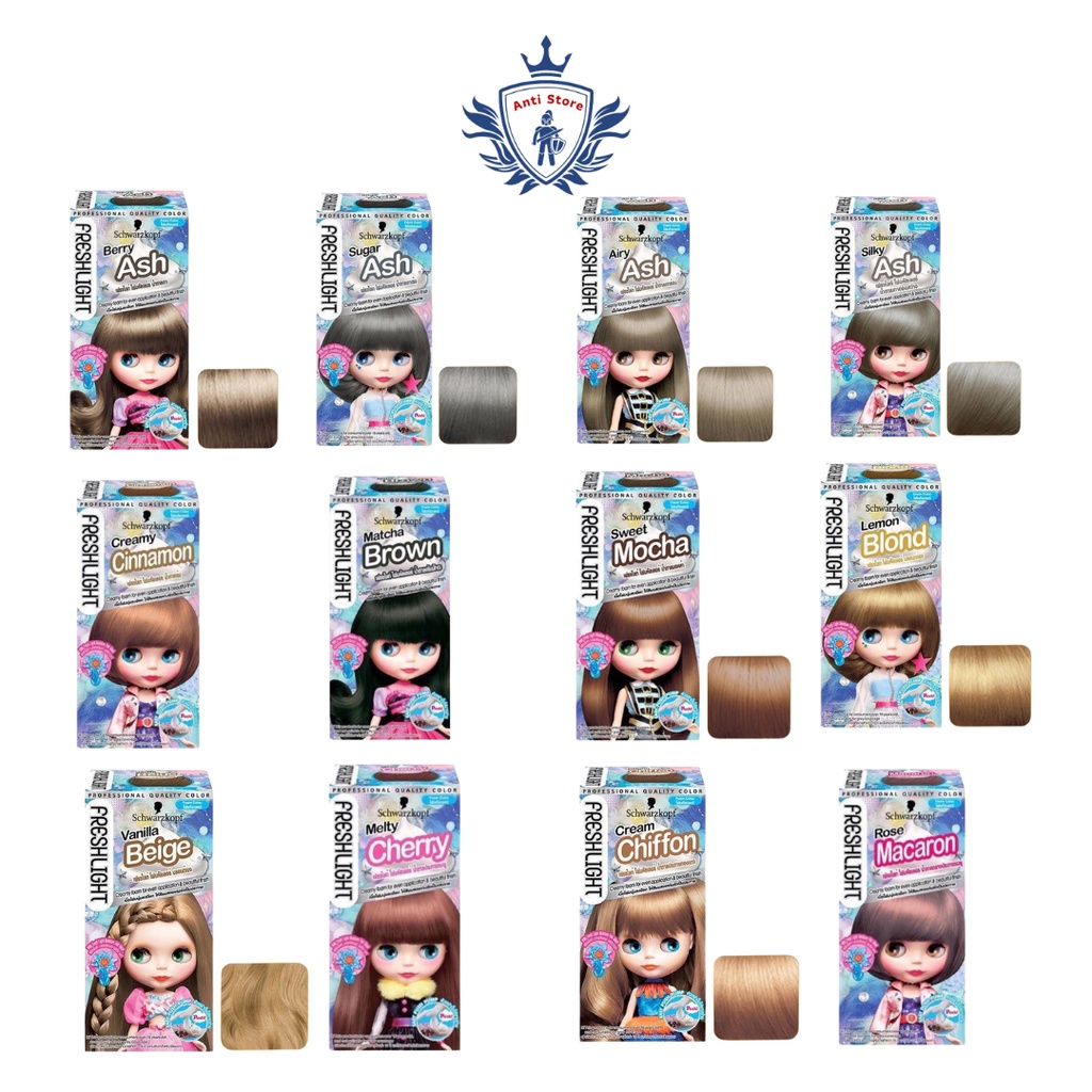 โฟมเปลี่ยนสีผม Schwarzkopf Freshlight Foam Hair Color ชวาร์สคอฟเฟรชไลท์