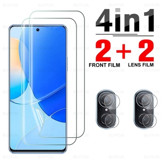 4in1 Lens Film For Huawei nova 9 SE nova9 pro Full Cover Hydrogel Film For huawei wuawei huawai nova 9 se safety protective film