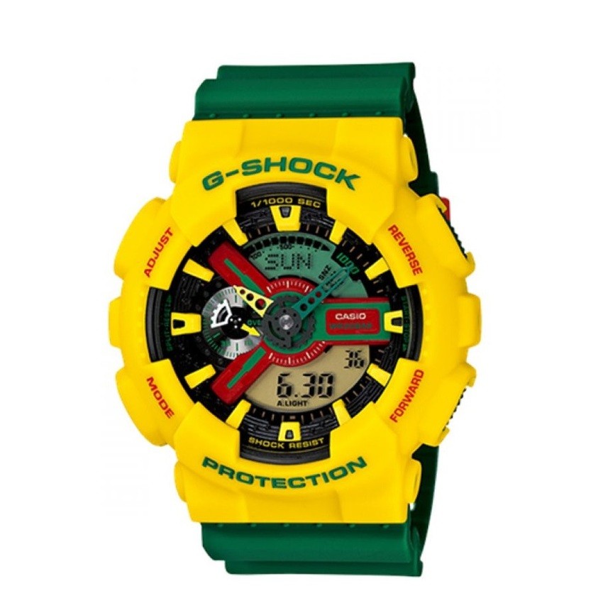 casio-g-shock-สายเรซิ่น-รุ่น-ga-110rf-9adr-green-yellow