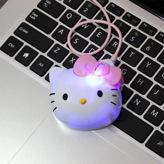 เมาส์ USB 2.0 ลาย Hello Kitty สุดน่ารัก แบบ 3มิติ สีชมพู
