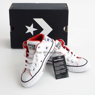 Sneakers Converse Ctas Axel Mid 667092C (White/University Red/Rush Blue)
