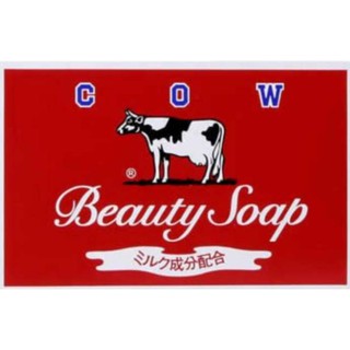 COW BRAND สบู่น้ำนม คาว แบรนด์ กล่องสีแดง ชุดละ 10 ก้อน ก้อนละ 100 กรัม / COW BRAND Milk Soap - Red - Set of 10 Pieces