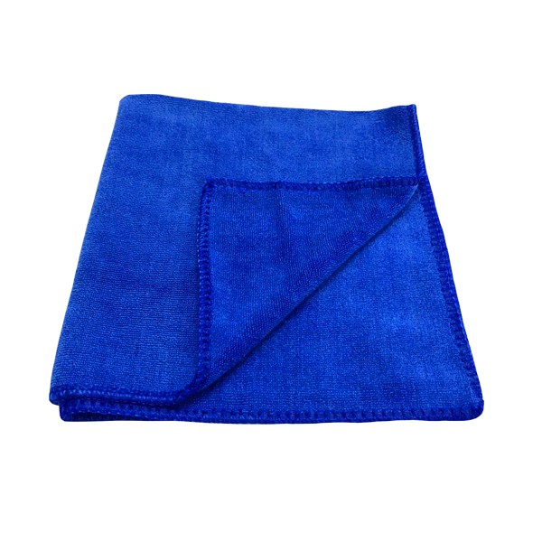 ผ้าไมโครไฟเบอร์-สีน้ำเงิน-แบบบาง-เนื้อผ้านุ่ม-ขนาด-30x30-เช็ดทำความสะอาดคราบสกปรกต่างๆได้อย่างดี