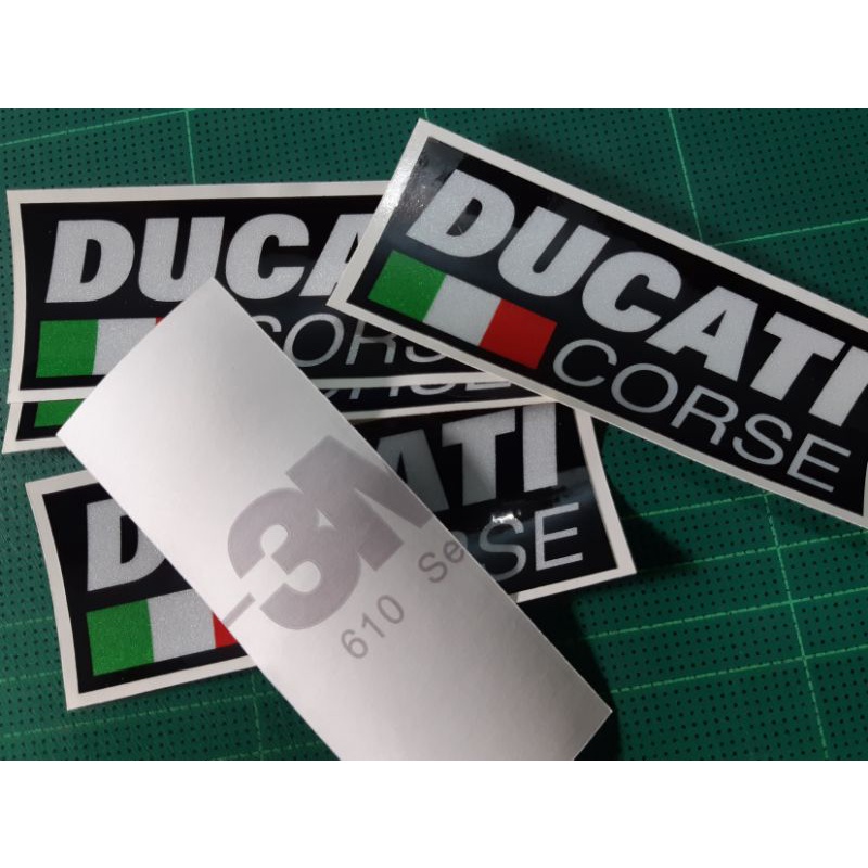 สติ๊กเกอร์-ducati-corseงานพิมพ์-3m-สะท้อนแสง