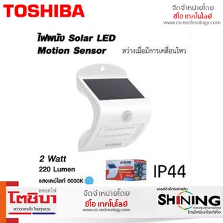 ใหม่! Shining LED Motion Sensor 2W หลอดไฟ LED Solar Motion Sensor