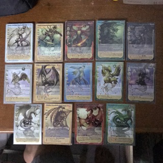 การ์ดแยกใบชุด Dragonology R. 1-17 ทั้งธรรมดา และ Foil