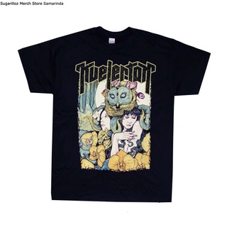 คอลูกเรือเสื้อยืดคอกลมOctopool Kvelertak Band เสื้อเชิ้ต - Lผ้าฝ้ายแท้