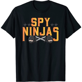 เสื้อยืดอินเทรนด์ผู้ชายอินเทรนด์ผู้หญิงเสื้อยืด ผ้าฝ้ายแท้ พิมพ์ลายเกมเมอร์ Spy Ninja คุณภาพสูง สําหรับเล่นเกมS-3XL