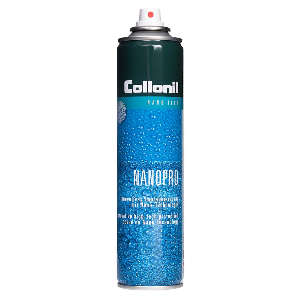 collonil-nano-pro-spray-300ml-โคโลนิลสเปรย์กันน้ำนาโนสำหรับหนังกลับ-ผ้าใบ-สำหรับรองเท้าและกระเป๋า