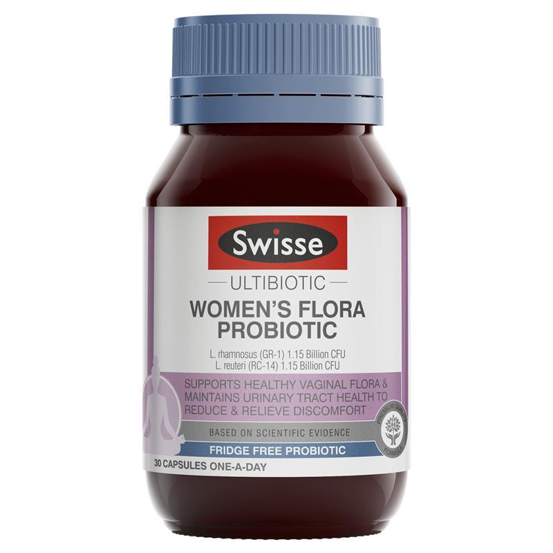 พร้อมส่ง-swisse-ultibiotic-womens-flora-probiotic-30-capsules-โพรไบโอติกบำรุงสำหรับผู้หญิง-exp-05-2023