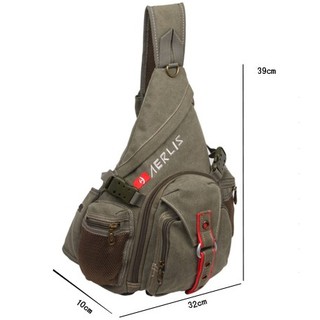 กระเป๋าคาดอกรุ่น Aerlis - Heavy Duty Outdoor Canvas Chest Bag