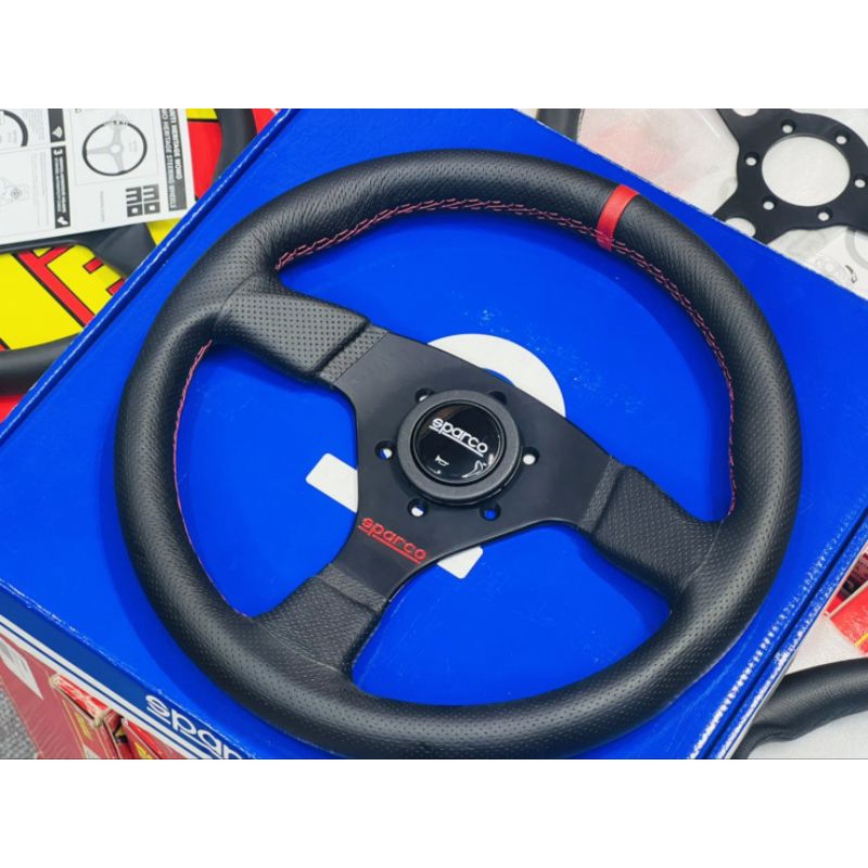พวงมาลัย Sparco Italy R383 CHAMPION 330 มม. พวงแต่ง อิตาลี่ ของใหม่ ...