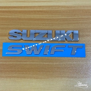 โลโก้ SUZUKI+SWIFT ติดรถ SUZUKI ราคาชุด 2 ชิ้น