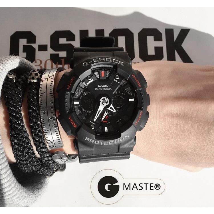 นาฬิกาสมาทวอช-โคนัน-นาฬิกาข้อมือผู้ชายcasio-g-shock-สายเรซิ่น-รุ่น-ga-120-1a-สีดำ-รับประกันห1ปี
