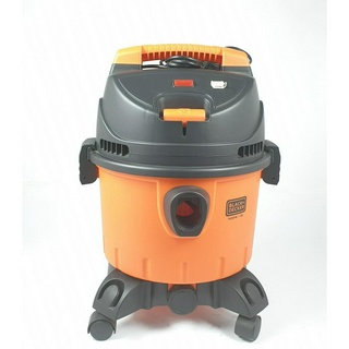 Bighot BLACK&amp;DECKER เครื่องดูดฝุ่นเปียกและแห้ง 15L 1200W BDWD15-B1 สีส้ม