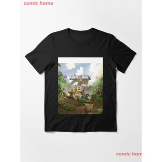 【hot sale】game Minecraft Graphic Essential T-Shirt เสื้อยืด ดพิมพ์ลาย เสื้อยืดผ้าฝ้าย คอกลม cotton ความนิยม sale Unisex