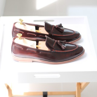 ภาพขนาดย่อของภาพหน้าปกสินค้าBritish รองเท้าหนัง รุ่น Tassel Loafers (Brown) จากร้าน british_leathershoes บน Shopee