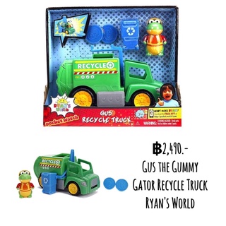 Ryan’s toy : Gus the Gummy Gator Recycle Truck Ryans World