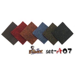SET A-07 ผ้าสักหลาด เนื้อนิ่ม โทน Coutry color (6สี 6 ชิ้นไล่เฉดสี ขนาดชิ้นละ 15x15 เซนติเมตร)