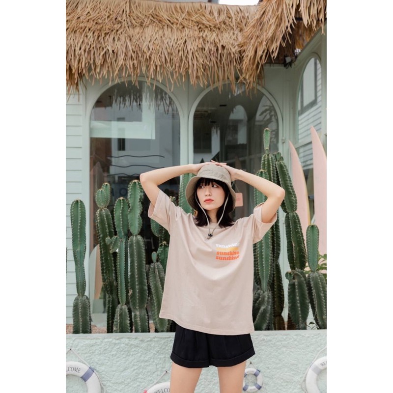 97x-beige-sunshine-เสื้อยืดโอเวอร์ไซส์-เสื้อยืดเกาหลี-เสื้อเกาหลี-เกาหลี