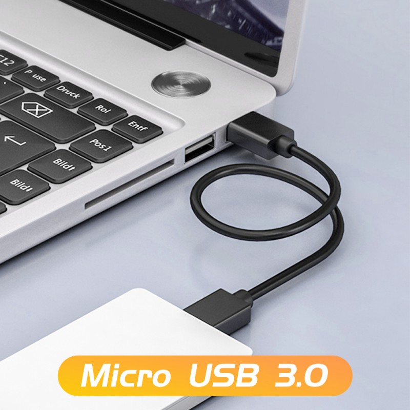 ภาพสินค้าAnkndo สายUSB 3.0 TO Micro B สำหรับ External Hard Drive HDD 1M จากร้าน ankndo.th บน Shopee ภาพที่ 4