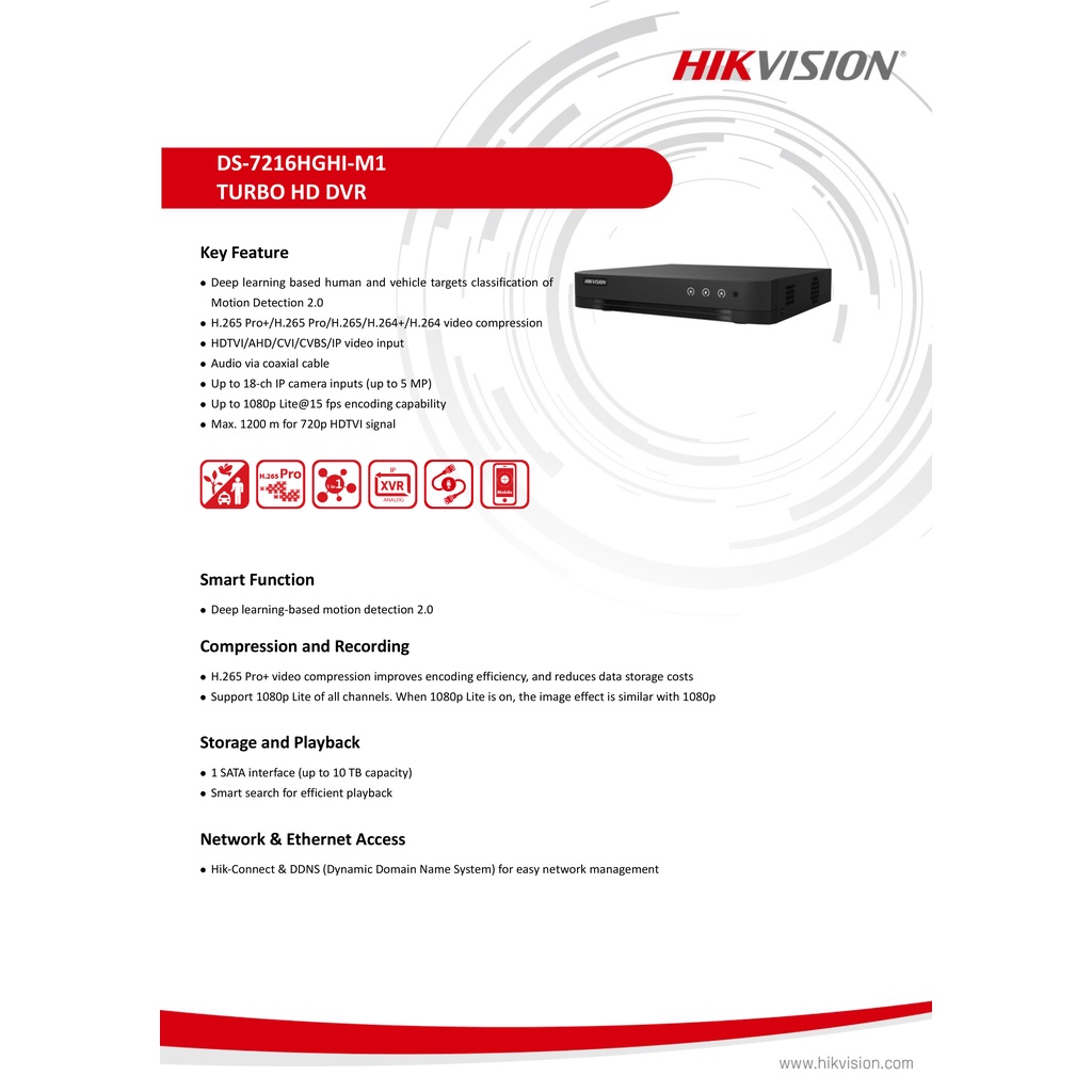 hikvision-เครื่องบันทึกกล้องวงจรปิด-dvr-ds-7216hghi-m1-c-16-ch-h-265-รุ่นใหม่ของ-ds-7216hghi-k1-s