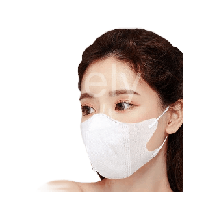 3.3 หน้ากาก 3D (เเพ็คละ10ชิ้น) แบบใช้แล้วทิ้ง 3 ชั้น แมสหน้าเรียว ยืดหยุ่น ไม่เจ็บหู สีขาวและดำ