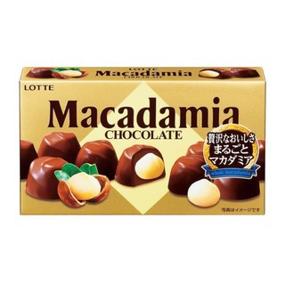 ล็อตเต้ แมคคาดาเมียช็อกโกแลต Lotte Macadamia Chocolate กรอบ อร่อย นำเข้าจากเกาหลี