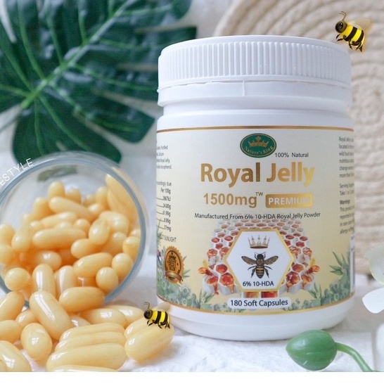 ใหม่ล่าสุด-nature-s-king-royal-jelly-premium-1500-mg-นมผึ้งระดับพรีเมี่ยม-นมผึ้ง-เนเจอร์คิง-สูตรใหม่ล่าสุด-180-เม็ด