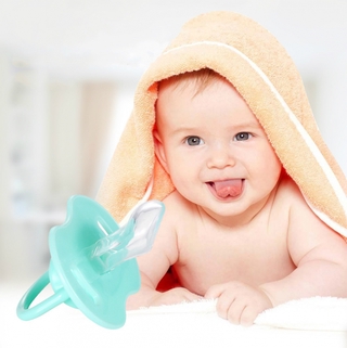 จุกนมหลอกซิลิโคนทารกแรกเกิดจุกนมหลอกเด็กจุกกลมแบน จุกใส่ผลไม้ บล็อกซิลิโคน ยางกัดเด็ก จุกนมหลอก